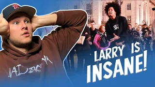 LES TWINS | Larry BEST FREESTYLE at the Picadilly Circus!!! REACTION