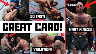 UFC Vegas 52 Event Recap Lemos vs Andrade Full Card Reaction & Breakdown