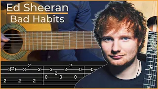 Bad Habits - Ed Sheeran ( Simple Guitar Tab)