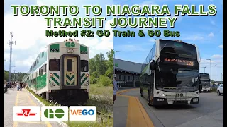 Toronto to Niagara Falls Full Transit Journey (Method #2: GO Train & GO Bus)