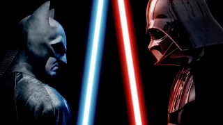 BATMAN vs DARTH VADER   ALTERNATE ENDING   Super Power Beat Down online video cutter com