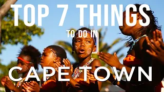 Top 7 Things to do in Cape Town South Africa - Travel Vlog