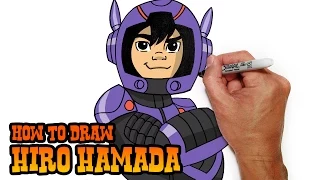 How to Draw Hiro Hamada- Big Hero 6- Video Lesson