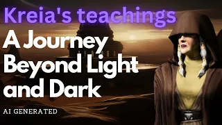 Kreia's Teachings: A Journey Beyond Light and Dark (AI generated)