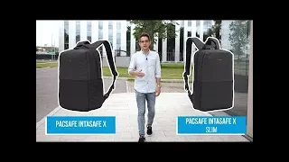 Обзор рюкзаков Pacsafe Intasafe X и Intasafe X Slim
