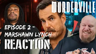 Murderville REACTION - Ep2 "Triplet Homicide" with Marshawn Lynch