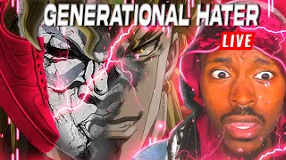 NON JOJO FAN REACTS TO DIO: THE GENERATIONAL HATER REACTION [CJDACHAMP REACTION]