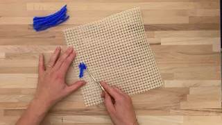 Latch hooking technique tutorial