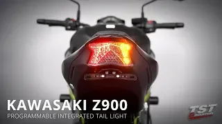 How to install a Programmable Integrated Tail Light on a 2017+ Kawasaki Z900 by TST Industries