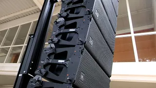 HOW TO FLY A LINE ARRAY WITH A FRONT LOAD LIFTING TOWER - DAS EVENT 208A AND WORK WTS 506