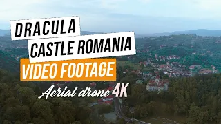 Dracula Castle Transylvania | Castelul Bran Romania | Aerial Drone Video Footage | ID Code: D0011