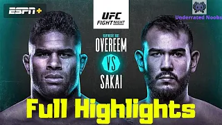UFC Fight Night Alistair Overeem vs Augusto Sakai | Pereira vs Imadaev | ( Full Highlights )