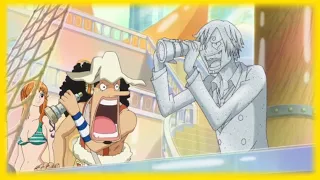 Sanji se transforme en pierre en voyant Hancock [ VF ]