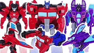Transformers Cyberverse scout class Optimus Prime, Windblade VS Slipstream, Megatron! #DuDuPopTOY