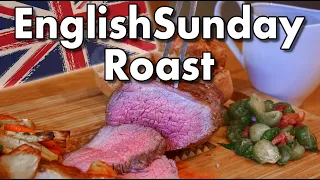 How to make an ENGLISH SUNDAY ROAST BEEF DINNER - From scratch with all the trimmings....