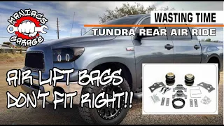 Air Lift rear bags on Toyota Tundra didn't work!