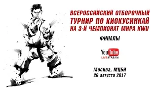 Всероссийский отборочный турнир по Киокусинкай на 3-й чемпионат мира KWU (финалы)