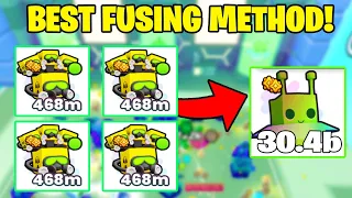 *NEW* BEST FUSING METHOD FOR REBIRTH 5 PETS IN PET SIMULATOR 99! (Roblox)