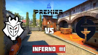 1/2 ФИНАЛ. ГРУППА Б. G2 vs EG. MAP-1 INFERNO. BLAST PREMIER SPRING GROUPS 2021