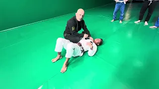 Forearm Choke from Knee Ride & Underpass