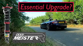 Mazda MX5 BBR Super 200 - MeisterR Zeta CRD Coilovers & Chassis Brace Upgrades (plus channel update)