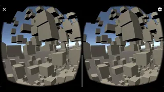 Cubes VR demo on low-end smartphone.