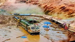 Dam Release water causing Massive flash flooding in Sikkim, India