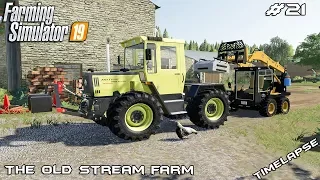 New tractor and equipment | Animals on The Old Stream Farm | Farming Simulator 19 | Episode 21