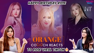 ORANGE COUCH REACTS TO BLACKPINK ROSÉ🔥😍 | VIRAL TIK TOKS🔥 | HAPPY BIRTHDAY ROSÉ 🎂 | HALLYUTALK