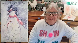 Do You Want to Build a Snowman? | Winter Watercolour