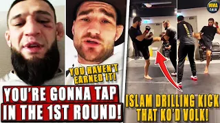 Khamzat Chimaev RESPONDS to Sean Strickland's title shot comments!Johnny Walker REACTS to no-contest