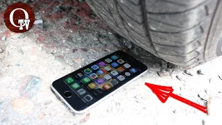 iPhone 6 ПОД КОЛЕСО АВТО!!! ЧТО БУДЕТ??? How to? OdinochkaTV