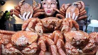 수율 100% 🦀털 복숭이 털게 먹방🦀 Horsehair crab king crab mukbang eating sound