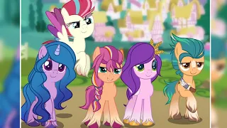 The Mane 5 In G4 Style (Speedpaint) - MLP Group Picture