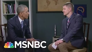 YouTube's Destin Sandlin Interview President Obama At White House | MSNBC