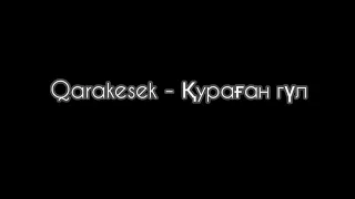 Qarakesek - Қураған гүл ( караоке )