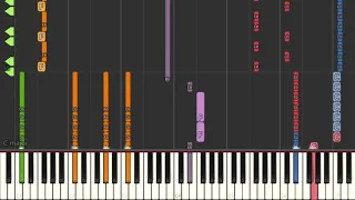 Annisokay - Escalators Synthesia (Piano Tutorial)