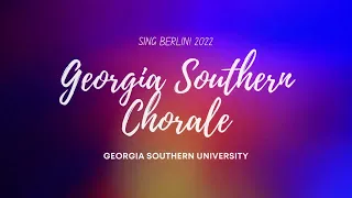 I'll Be On My Way arr. Shawn Kirchner, Southern Chorale, Sing Berlin Opening Concert 2022