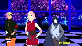 {MMD} Team 7 - Naruto-Sakura-Sasuke | Наруто-Саске-Сакура | The Last - Get Lucky