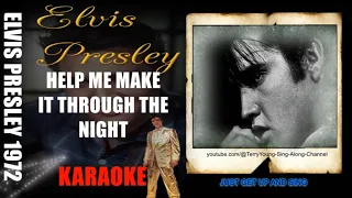 Elvis 1972 Help Me Make It Through The Night KARAOKE 1080 HQ Lyrics