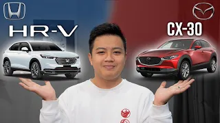 So găng Honda HR-V G và Mazda CX-30: Chọn an toàn hay chọn lái hay??