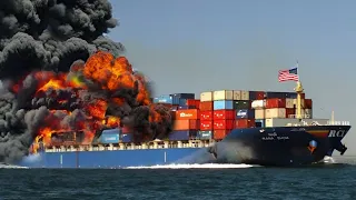 A US cargo ship carrying 200 tons of uranium ammunition to Ukraine was blown up by Russia