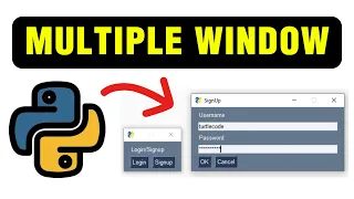 Multiple Windows With Python PySimpleGUI - Tutorial 5