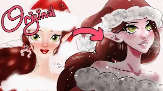 Recreating Lillee Jean's Art in My Art Style | Drawing Tips to Improve Your Skills