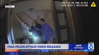 Video released showing hammer attack on Paul Pelosi