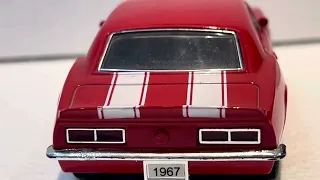 chevrolet camaro 1967 model car 1:18