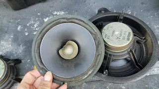 Replace rear door speakers 2005 Nissan Titan Truck DIY