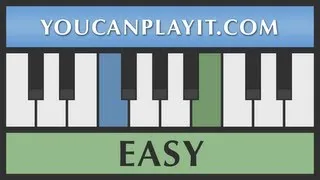 Brahms - Lullaby - EASY Piano Tutorial for Beginners