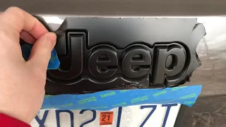 Plasti Dip 2018 Jeep Grand Cherokee Grille and Emblems