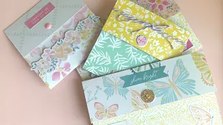 6x6 Paper Projects | More Easy No cut Envelope | DIY Embellishment Tutorial